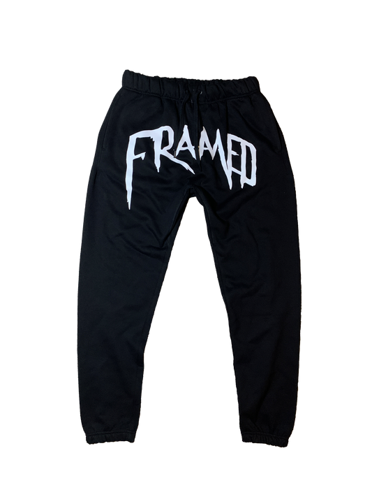 "FRAMED" Sweatpants (Black)