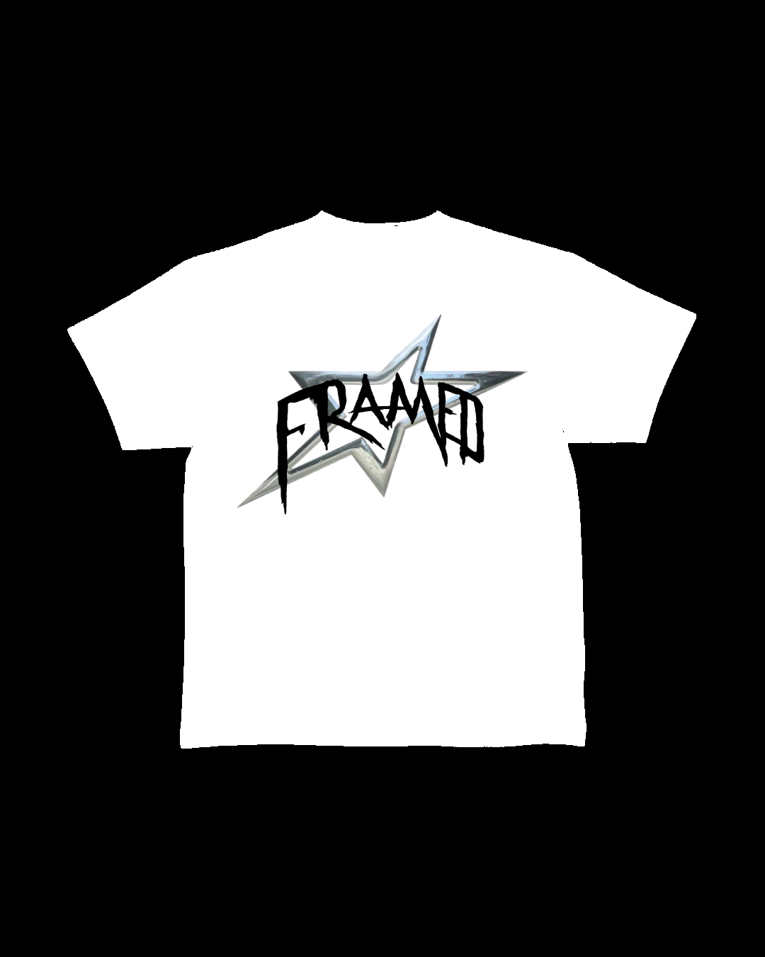 Framed Star T-shirt (White)